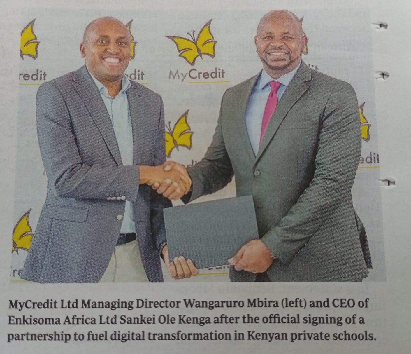 MyCredit and Enkisoma Africa Partnership to Fuel Transformation in Kenya